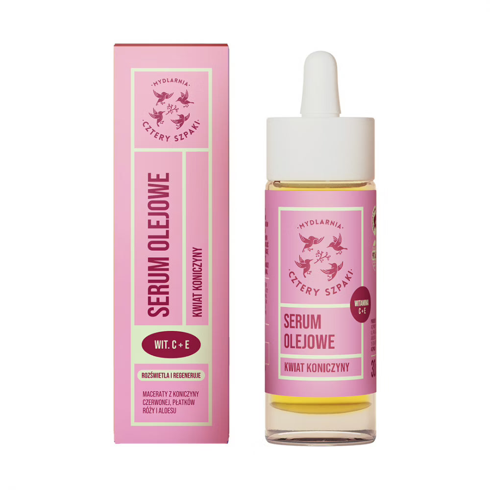 Olejowe serum do twarzy - Kwiat Koniczyny