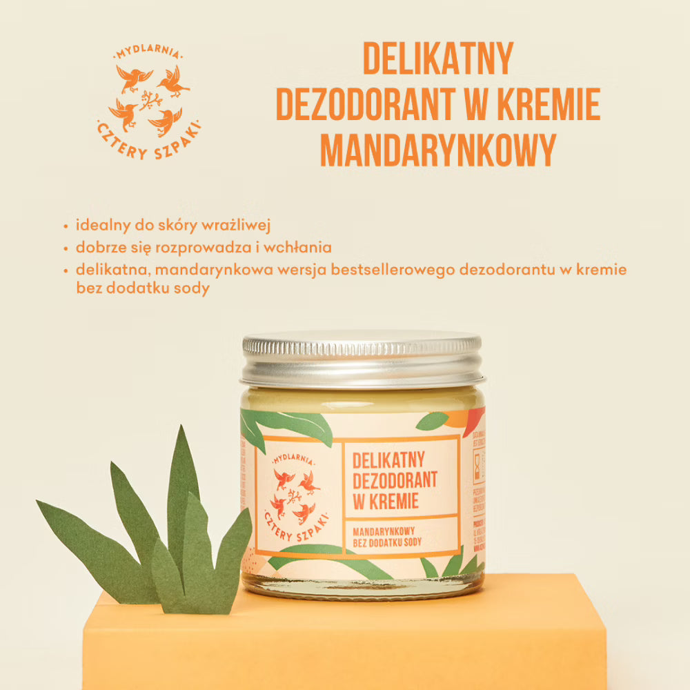 Dezodorant w kremie - Mandarynka