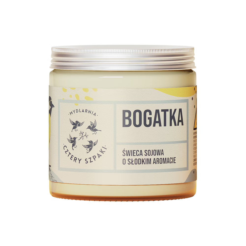 Świeca sojowa Bogatka - Kwiatowa