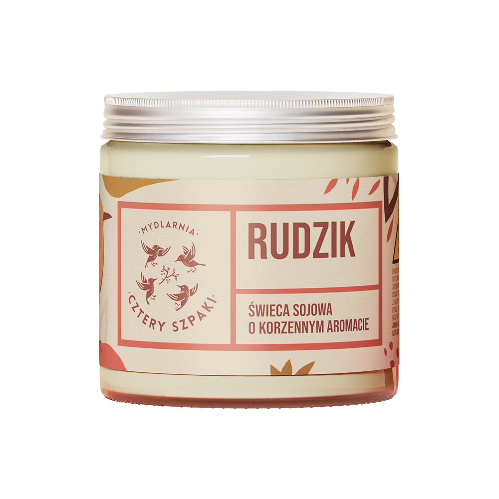 Świeca sojowa Rudzik - Korzenna