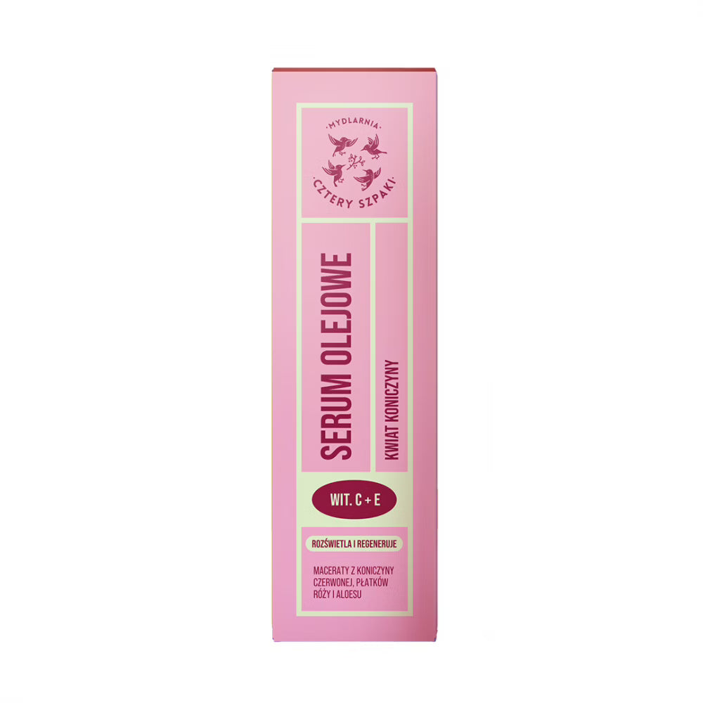 Olejowe serum do twarzy - Kwiat Koniczyny