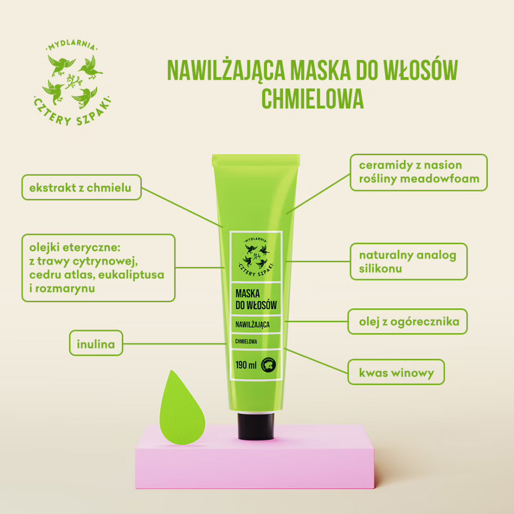 Maska do włosów - Chmielowa