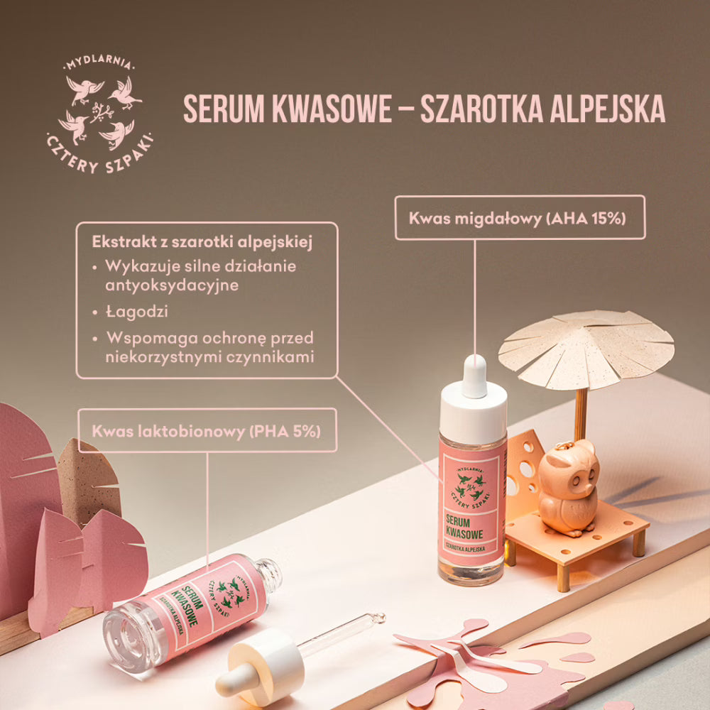 Serum Kwasowe - Szarotka Alpejska