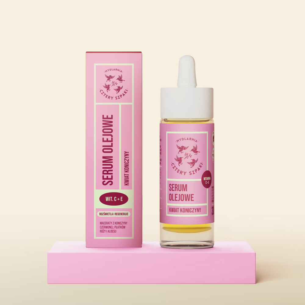 Olejowe serum do twarzy - Kwiat Koniczyny
