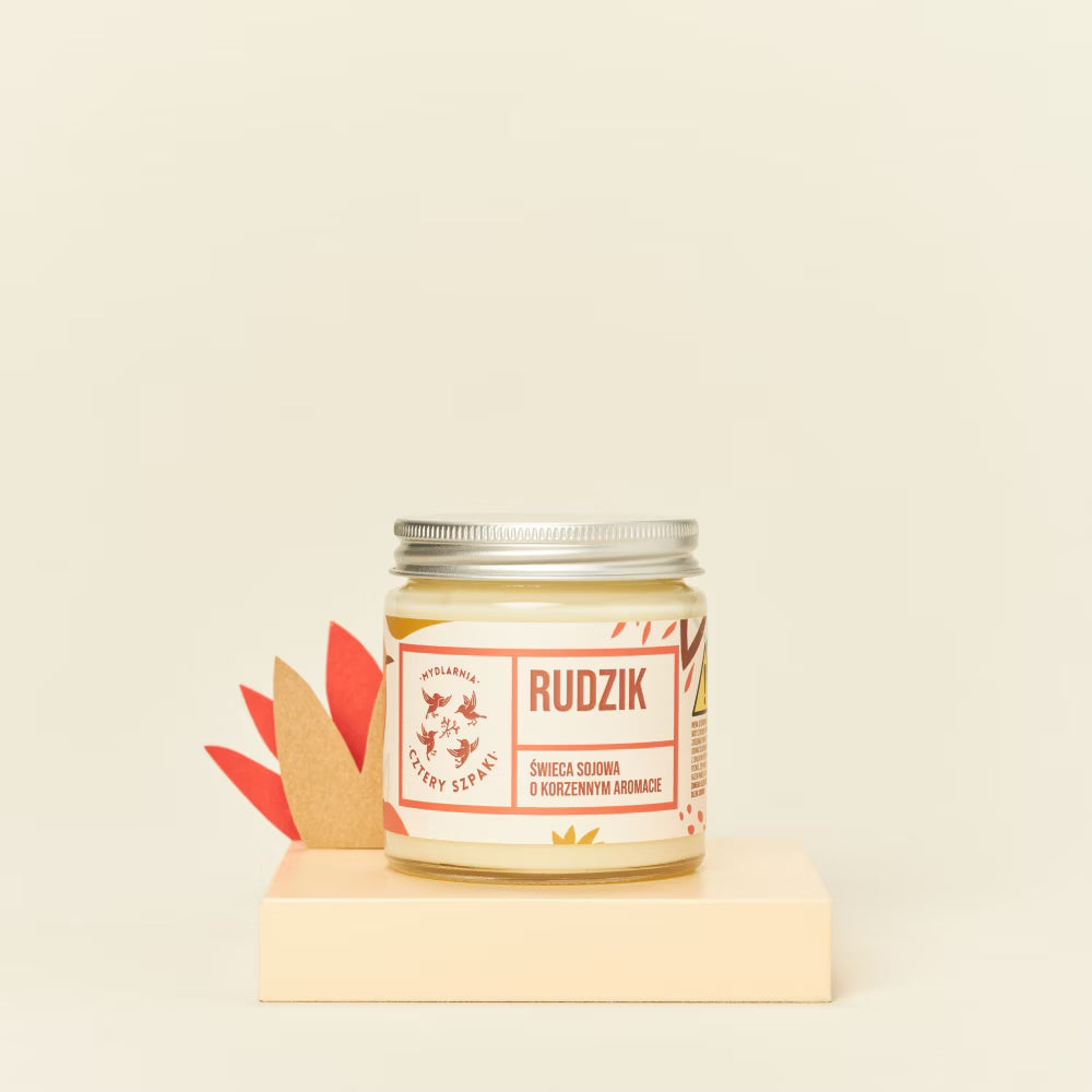 Świeca sojowa Rudzik - Korzenna