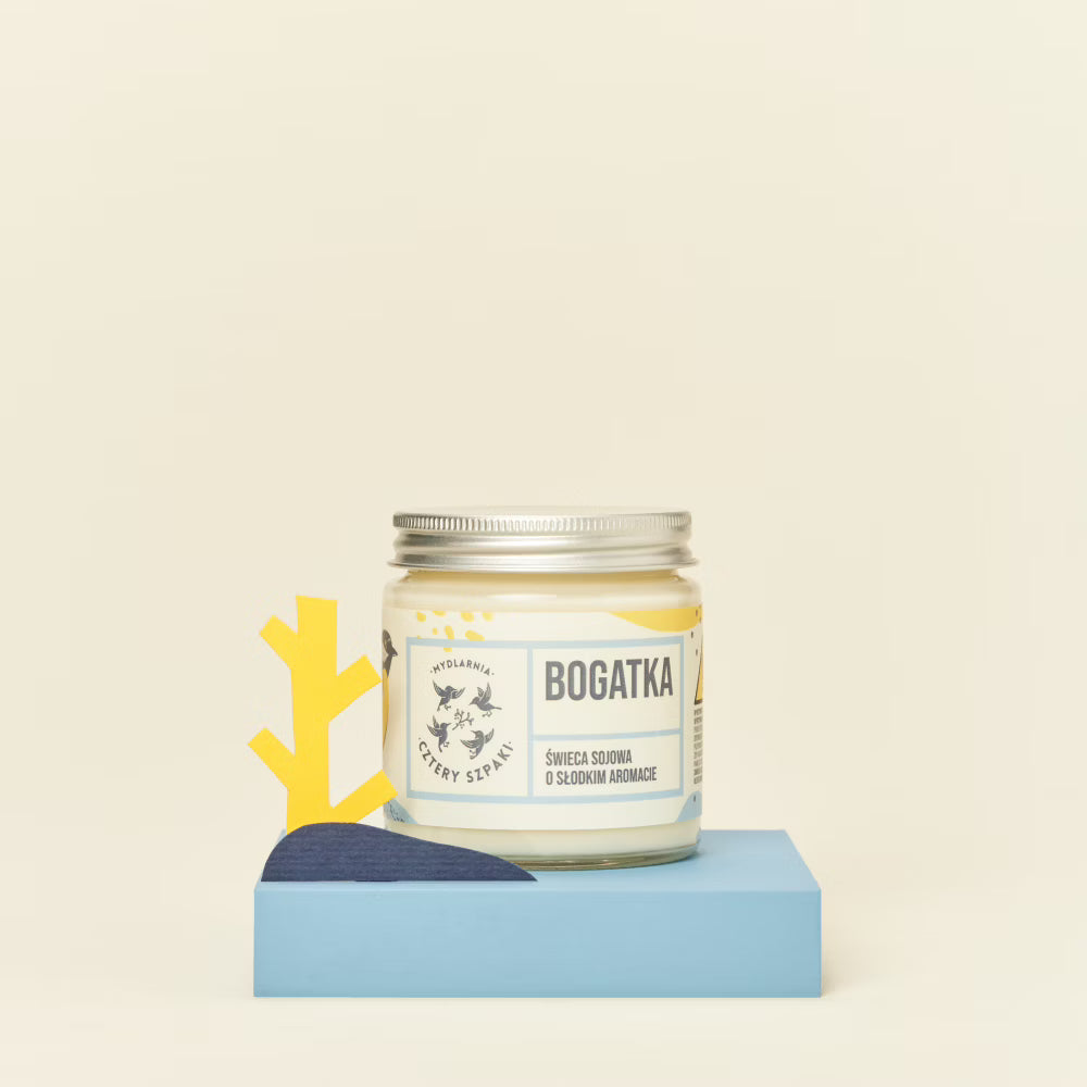 Świeca sojowa Bogatka - Kwiatowa