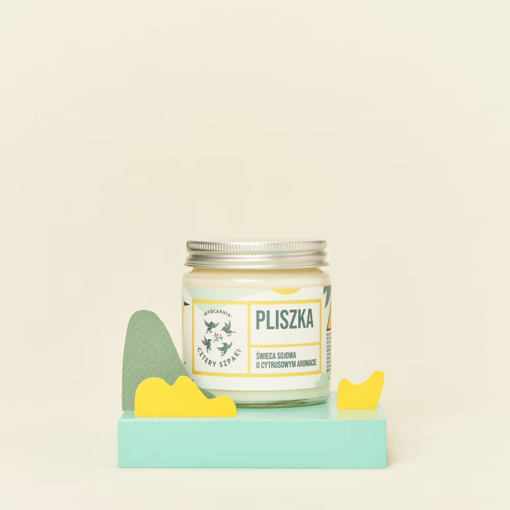 Świeca sojowa Pliszka - Cytrynowa