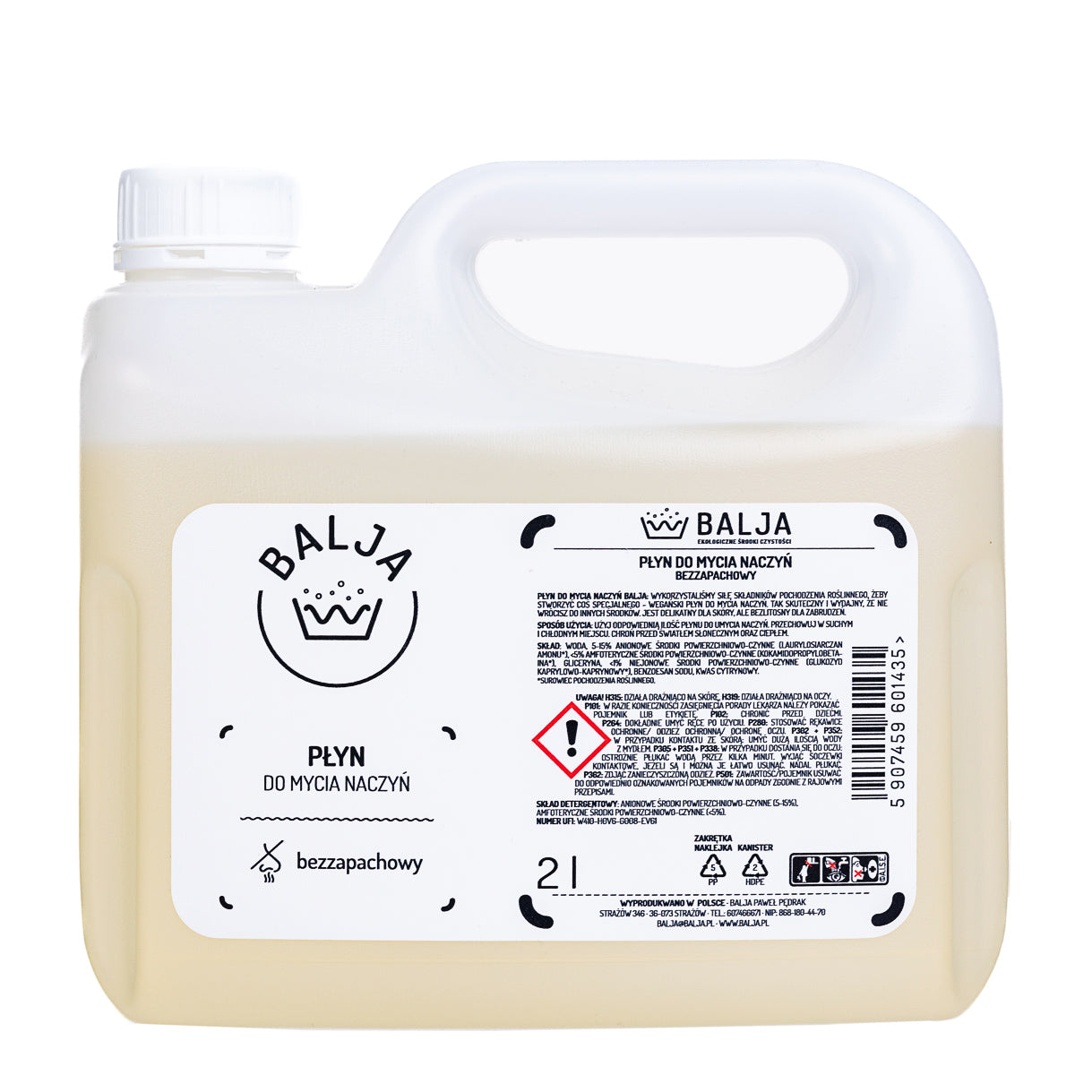 Płyn do mycia naczyń REFILL – Bezzapachowy