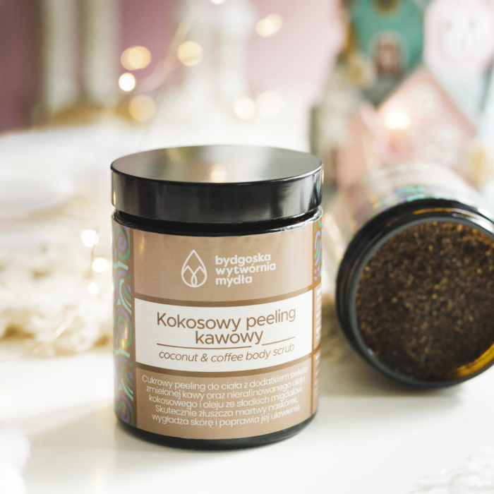 Peeling kokosowy Czarne Złoto - Kawa