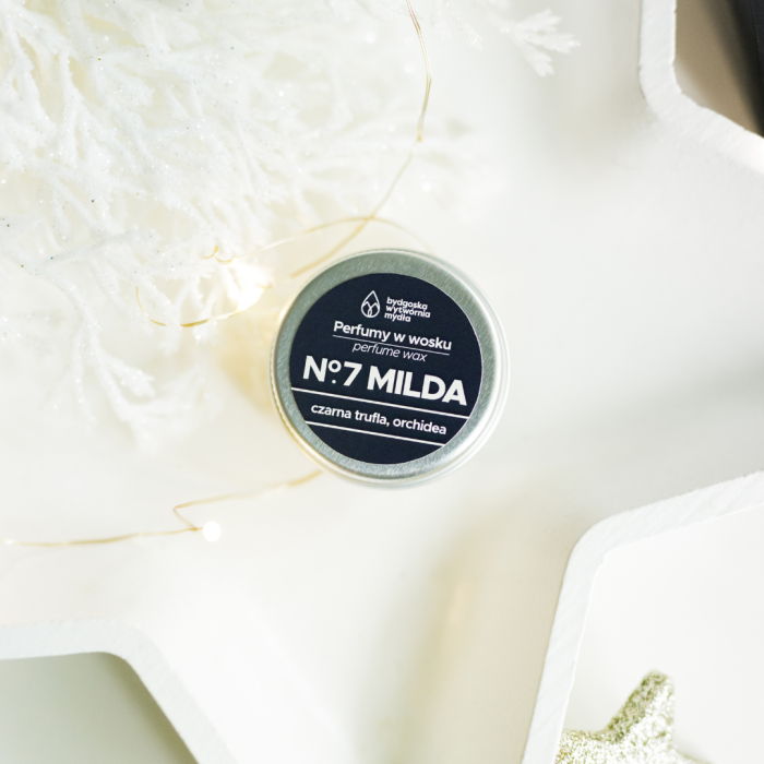 Perfumy w wosku nr 7 - MILDA - Czarna Truﬂa Orchidea