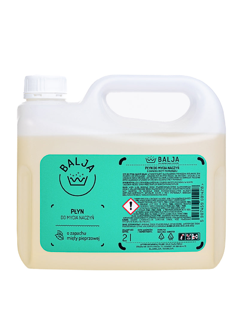Płyn do mycia naczyń - Mięta Pieprzowa REFILL