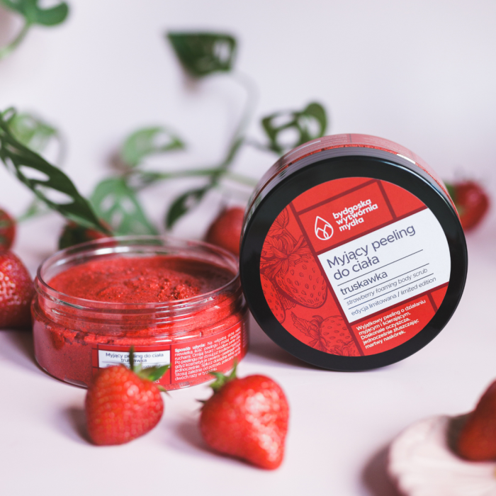 Peeling myjący - Truskawka
