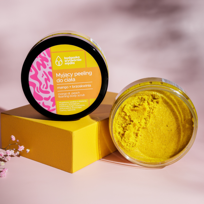 Peeling do ciała - Mango, Brzoskwinia
