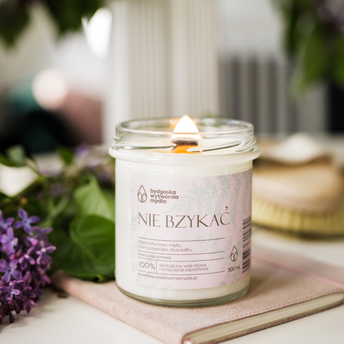 Świeca sojowa na komary - Nie Bzykać