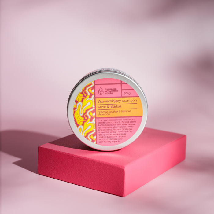 Szampon w kostce - Wrzos, Hibiskus