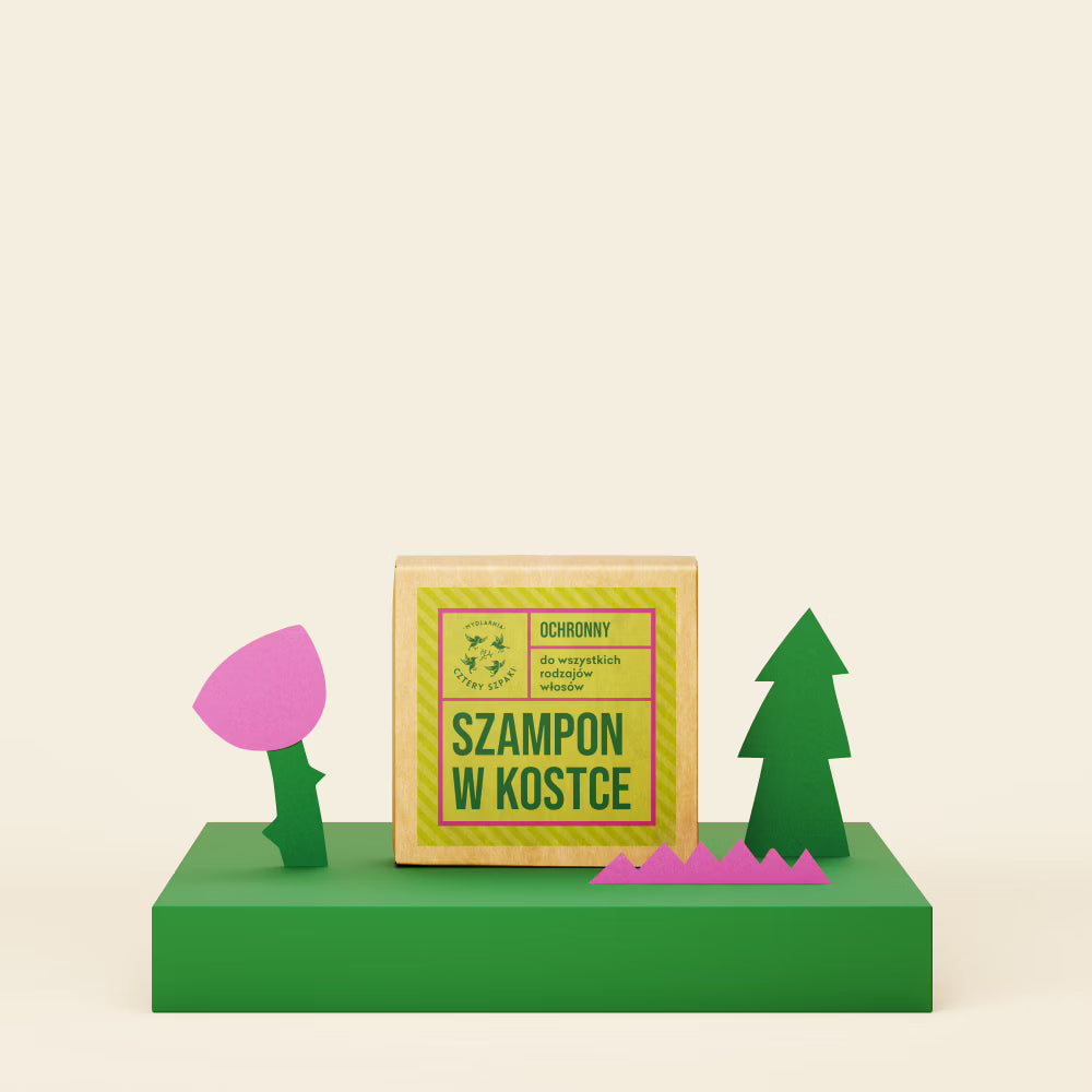 Szampon w kostce - Leśna Róża