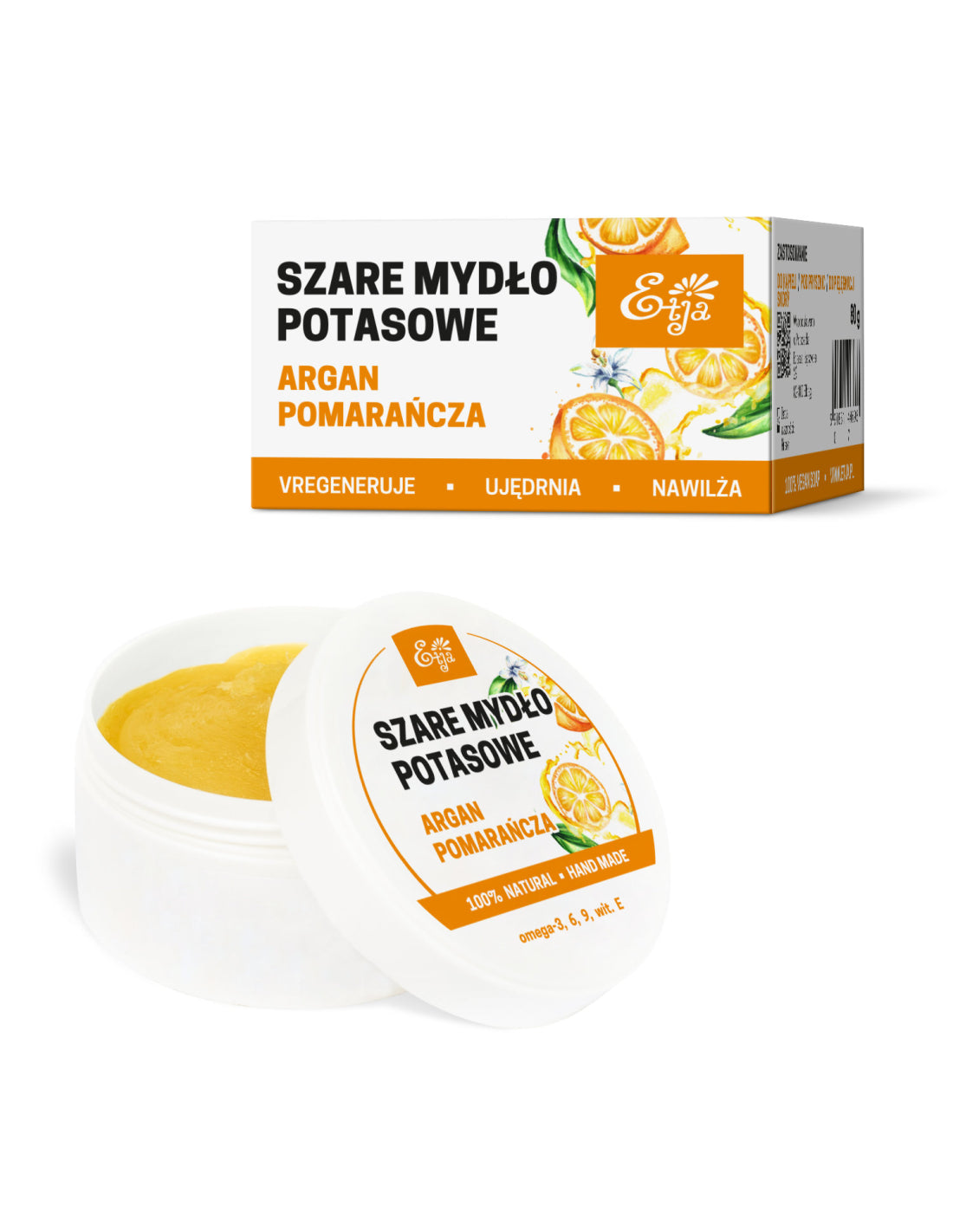 Mydło argan&pomarańcza